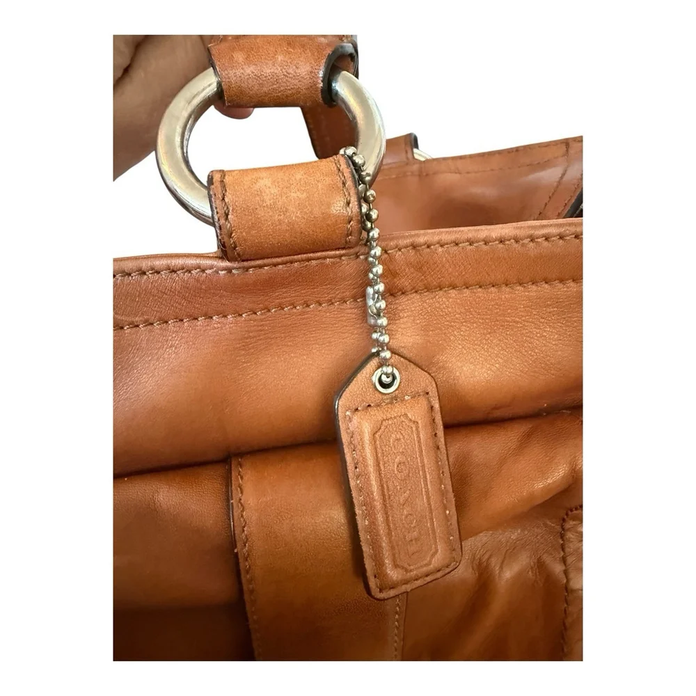 Active Seller!!Coach Soho Y2K Brandy Leather Purse Shoulder Bag Retro - Picture 11 of 14